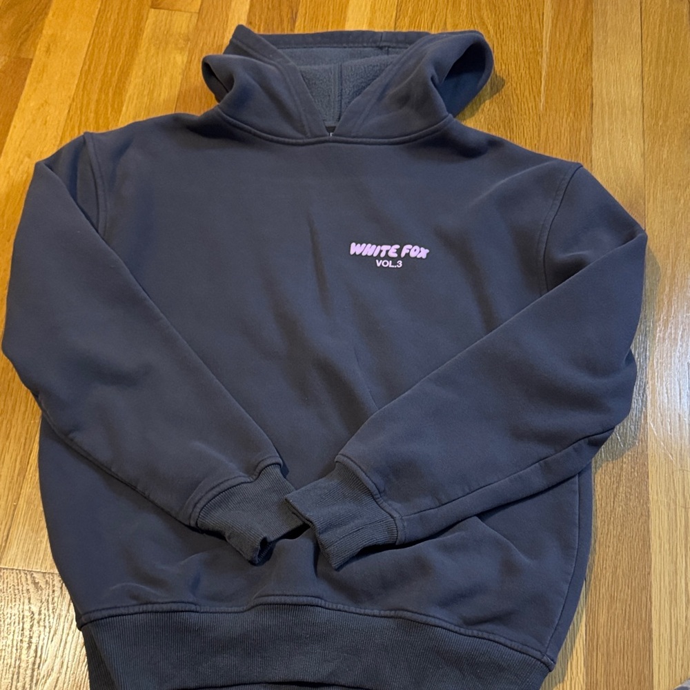 White Fox Volume 3 Gray and Purple Hoodie